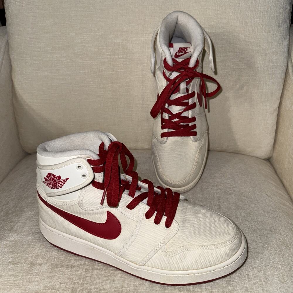 Nike Jordan 1 AJKO OG High Timeless Canvas Sail 2016 9.5 Men's 638471-102 EUC